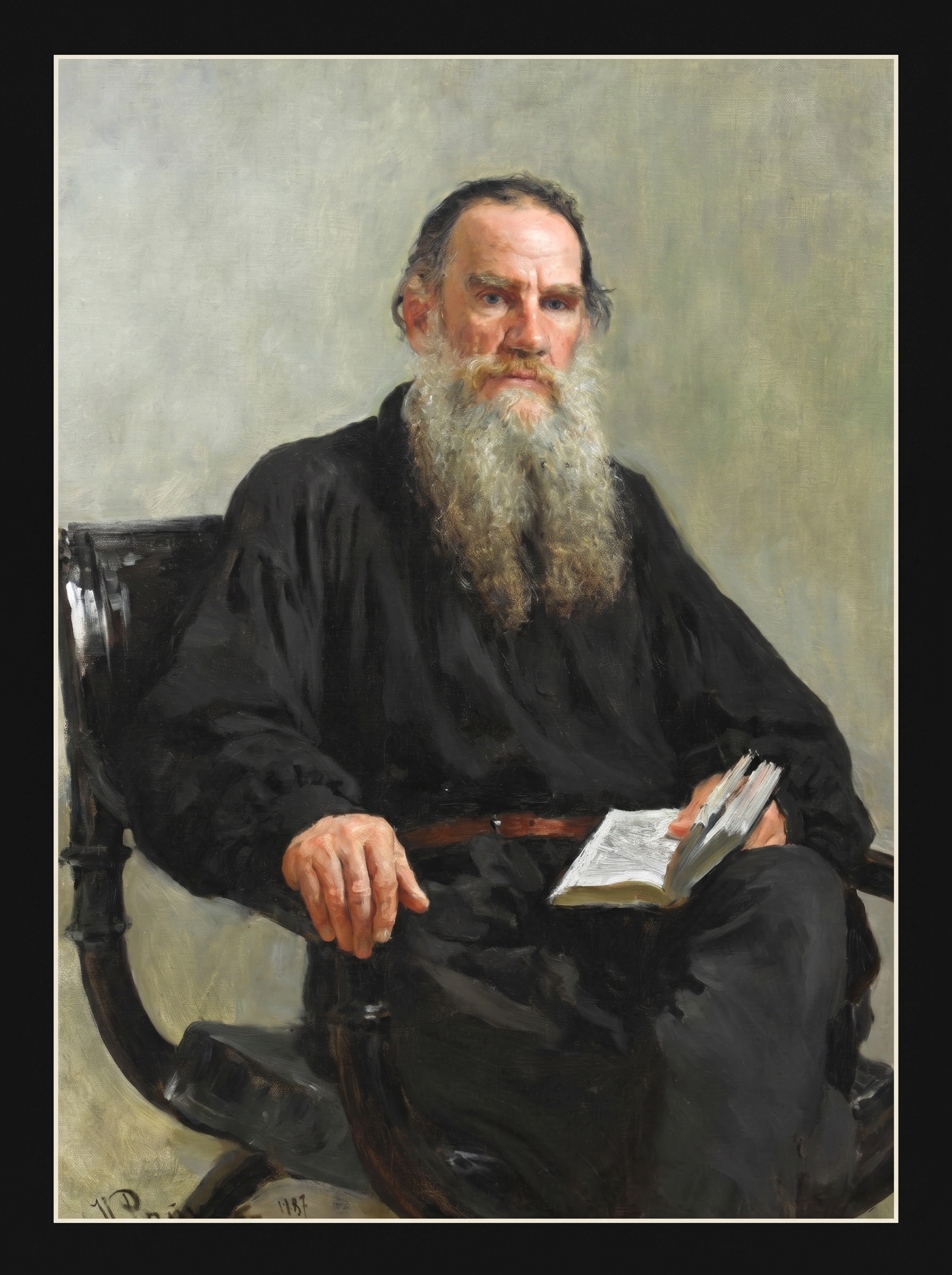 И. Е. Репин. Портрет Л. Н. Толстого, 1887